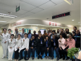 巴布亚新几内亚学员到重庆大学附属肿瘤医院头颈肿瘤科参观交流